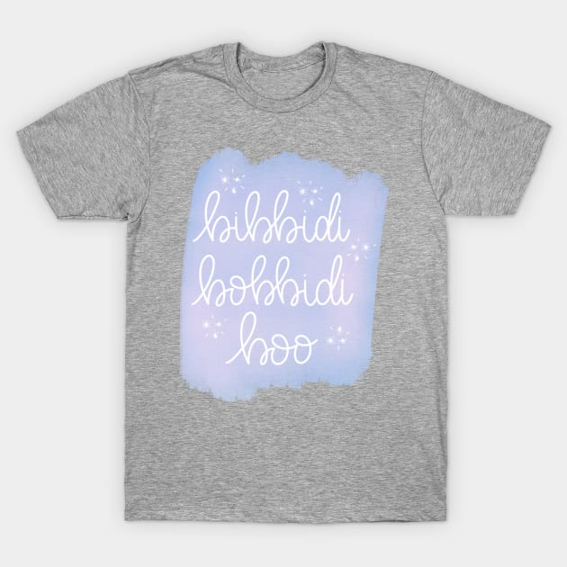 Cinderella Bibbidi Bobbidi Boo T-Shirt by janiejanedesign